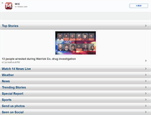 Tablet Screenshot of m.14news.com