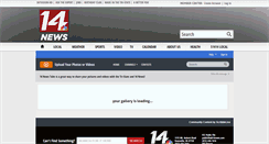 Desktop Screenshot of 14newstube.14news.com